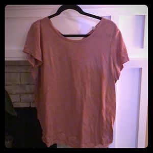 LC Lauren Conrad XL Pink Shirt